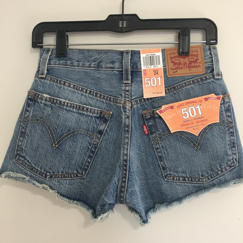 Levi’s 501 denim shorts (24)